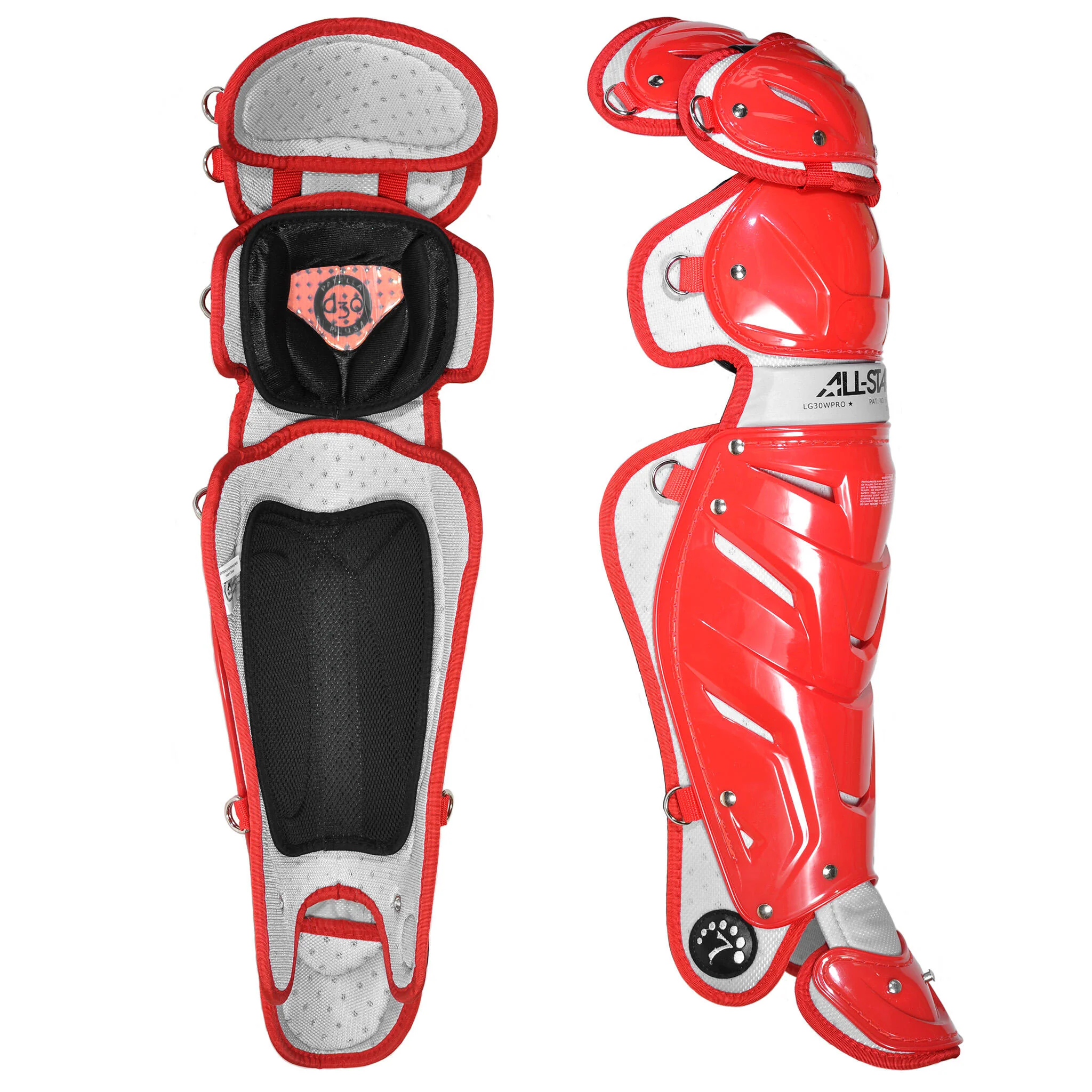 All Star System 7 16.5" Catcher's Leg Guards - Image 7