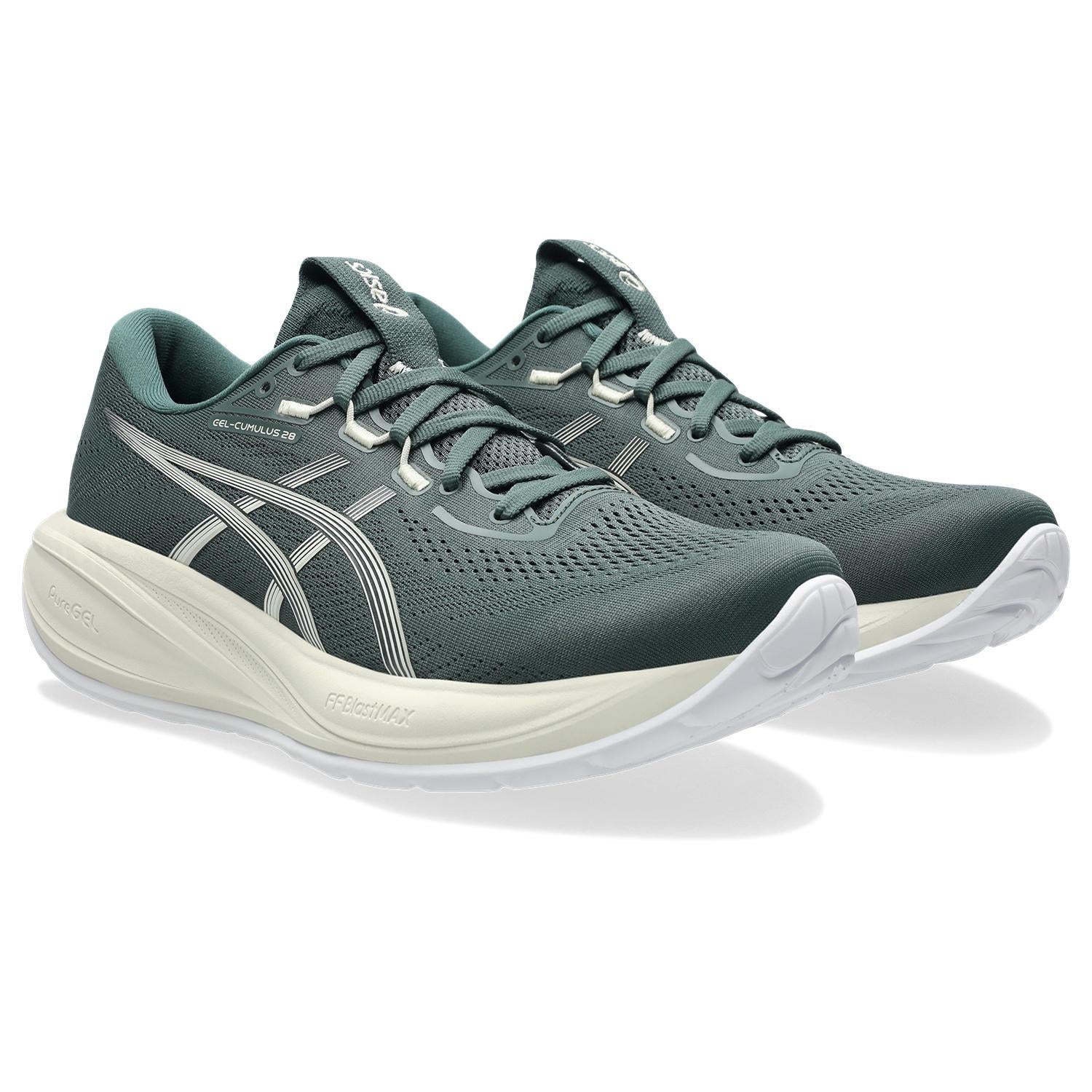 Asics Gel-Cumulus 28 Men's Running Shoes - Dusty Fern/Ivory - Image 2