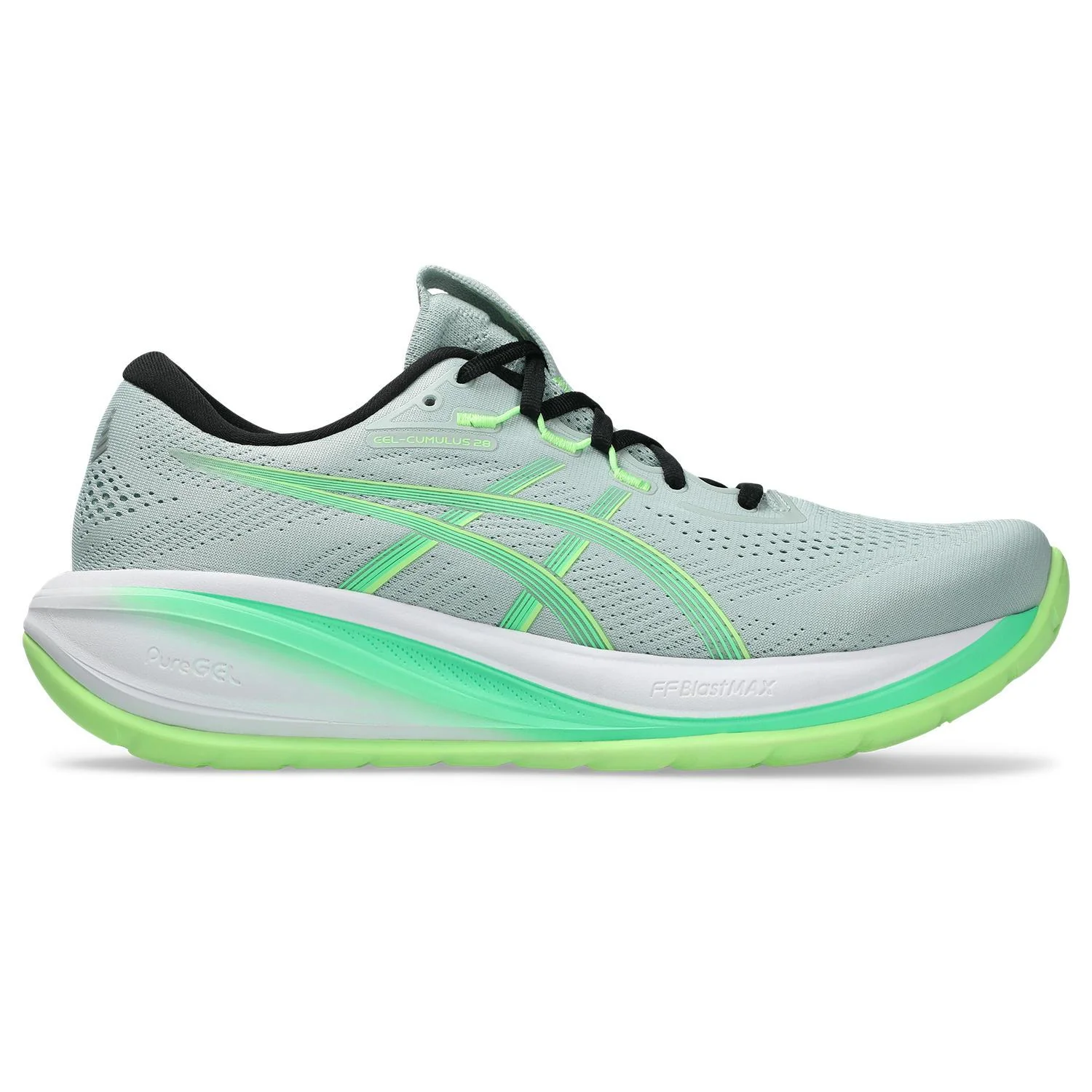 Asics Gel-Cumulus 28 Men's Running Shoes - Moss/Vital Green