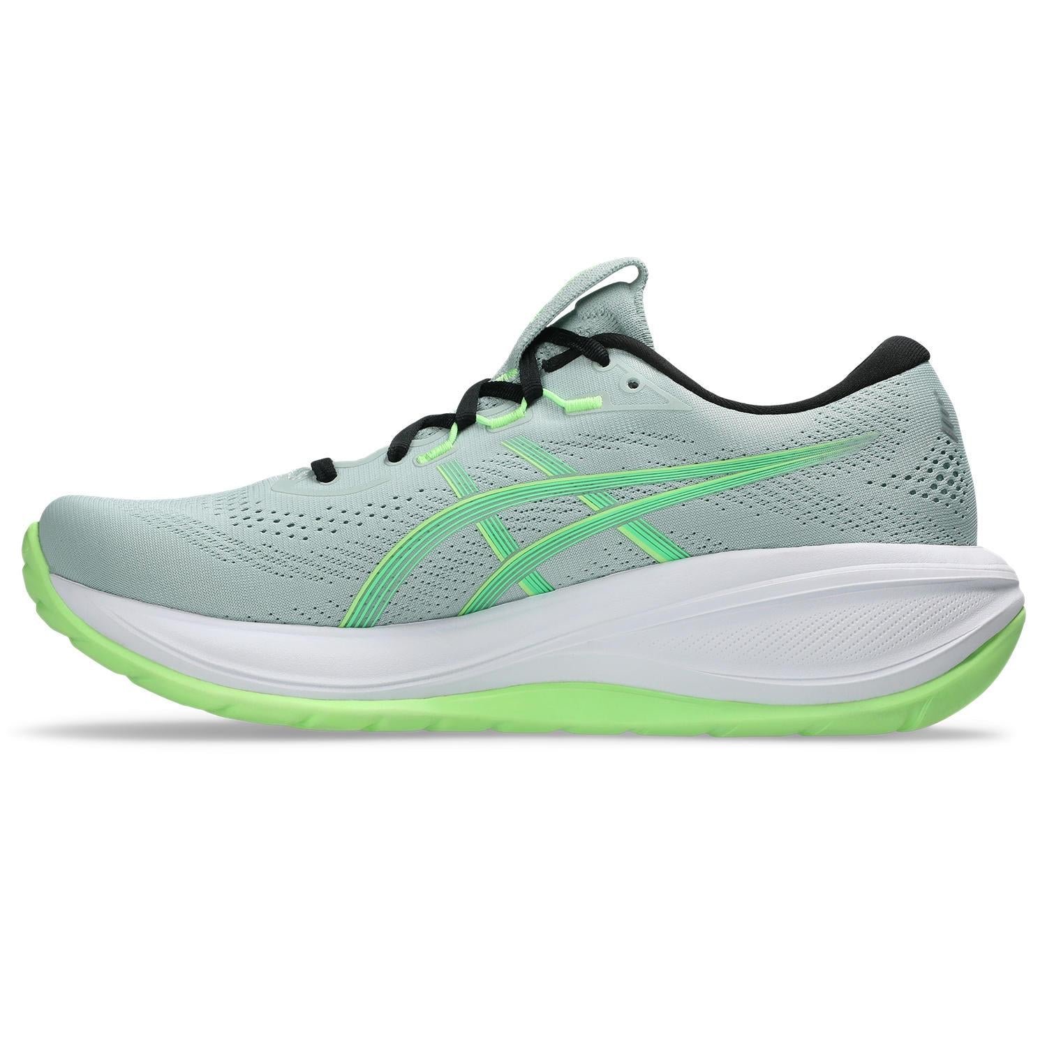 Asics Gel-Cumulus 28 Men's Running Shoes - Moss/Vital Green - Image 3