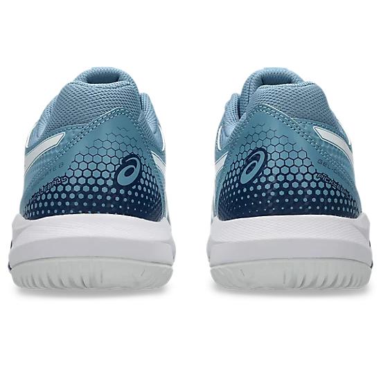 Asics Gel-Dedicate 8 Men's Pickleball Shoes - Saba Blue/White - Image 3
