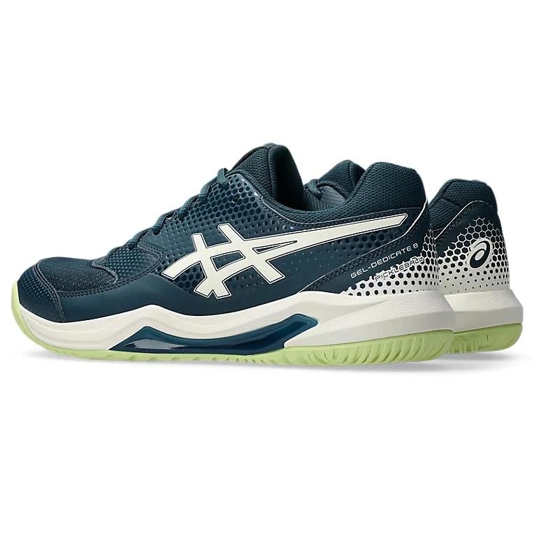 Asics Gel-Dedicate 8 Men's Pickleball Shoes - Tranquil Teal/Cream - Image 4