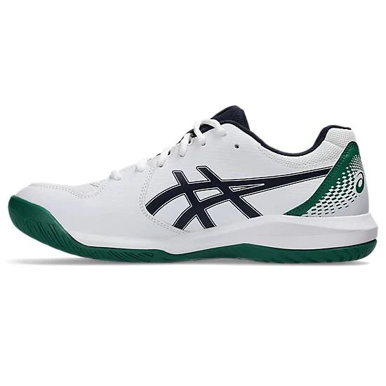 Asics Gel-Dedicate 8 Men's Tennis Shoes - White/Midnight - Image 2