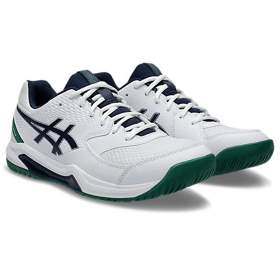 Asics Gel-Dedicate 8 Men's Tennis Shoes - White/Midnight - Image 3
