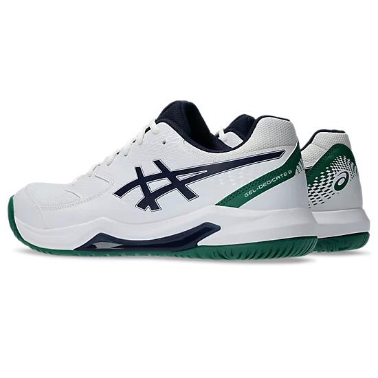 Asics Gel-Dedicate 8 Men's Tennis Shoes - White/Midnight - Image 4