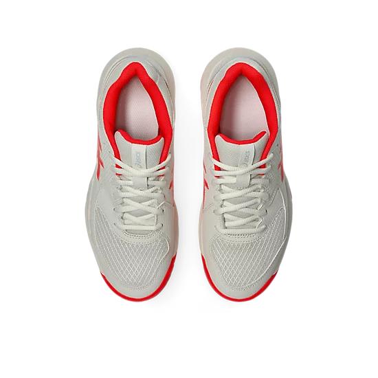 Asics Gel-Dedicate 8 Women's Pickleball Shoes - Cream/Flash Red - Image 6