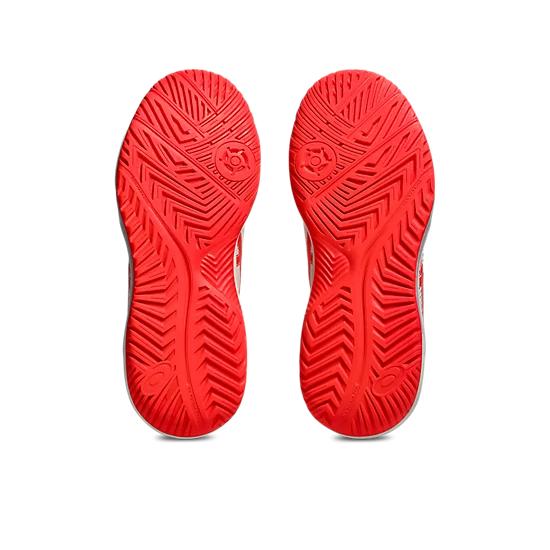Asics Gel-Dedicate 8 Women's Pickleball Shoes - Cream/Flash Red - Image 7