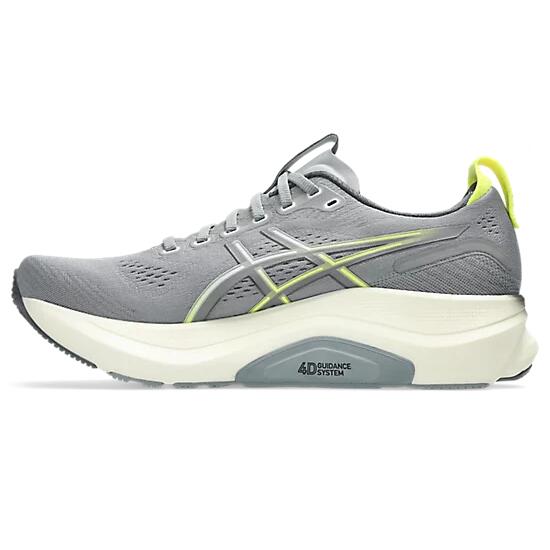 Asics Gel-Kayano 32 Men's Running Shoes - Gravel/Citron - Image 2