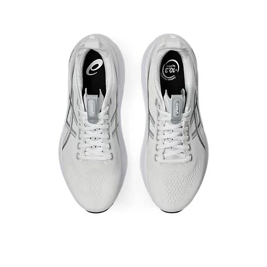 Asics Gel-Kayano 32 Men's Running Shoes - White/Pure Silver - Image 6