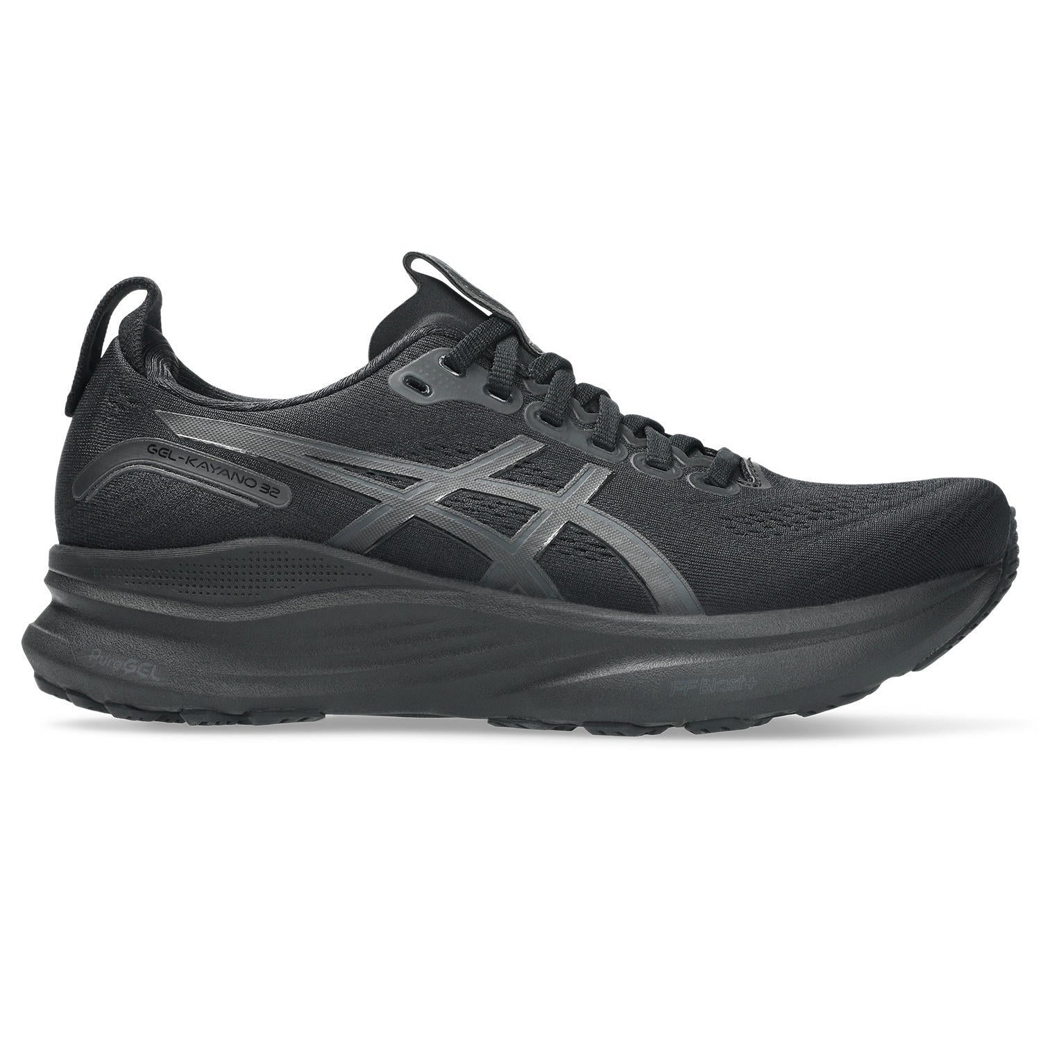 Asics Gel-Kayano 32 Women's Running Shoes - Black/Graphite Grey
