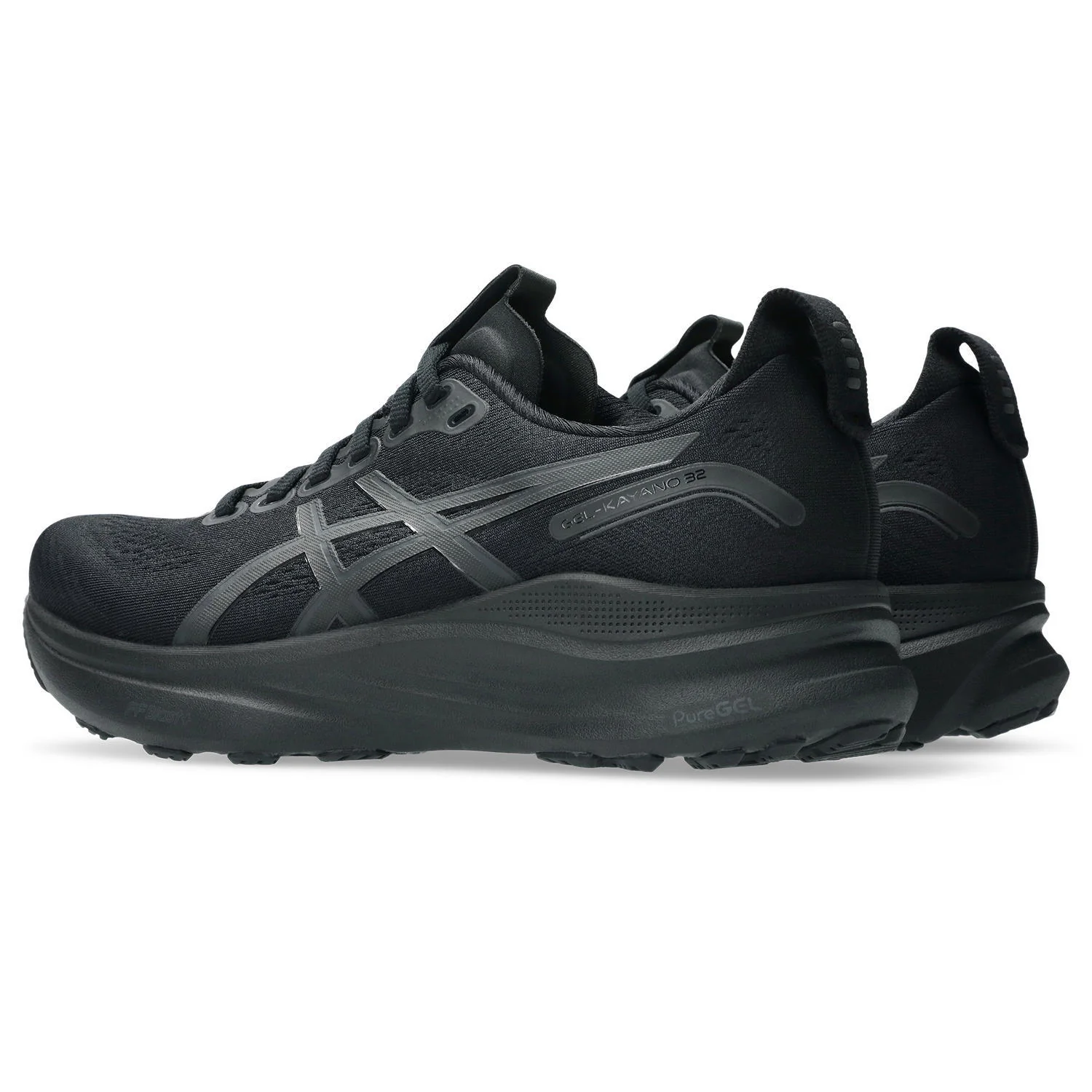 Asics Gel-Kayano 32 Women's Running Shoes - Black/Graphite Grey - Image 4