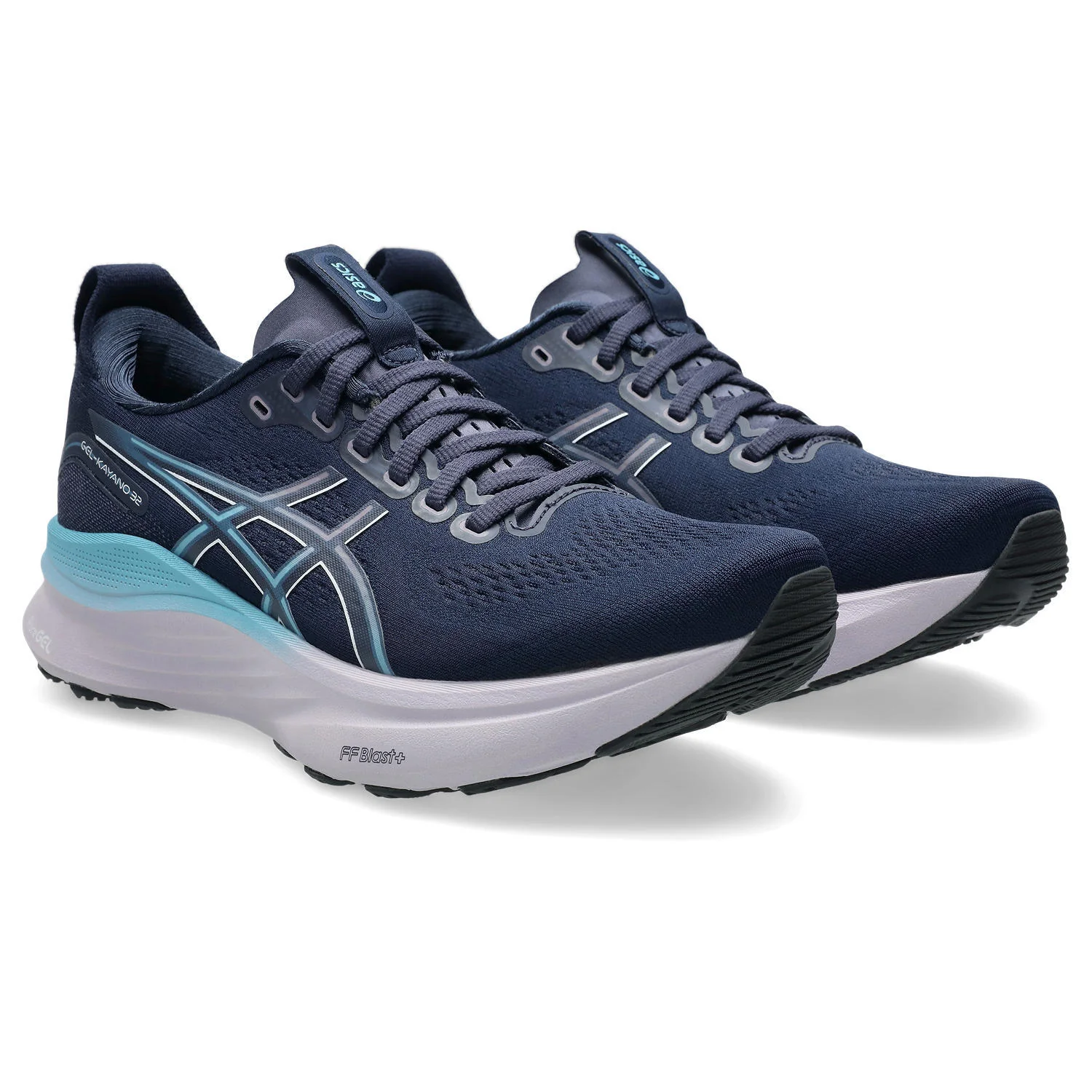 Asics Gel-Kayano 32 Women's Running Shoes - Midnight/Stillwater - Image 3