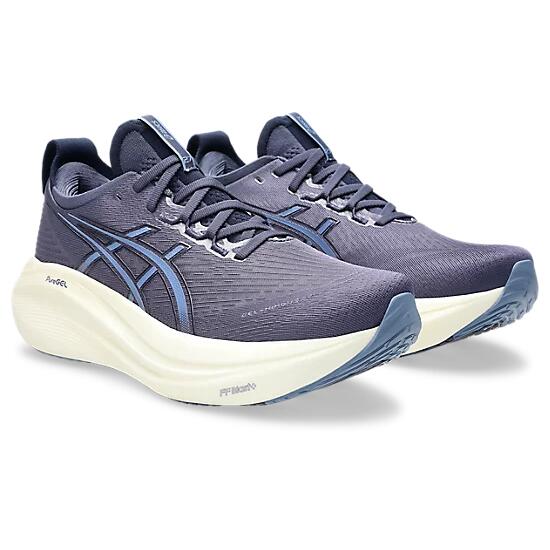 Asics Gel-Nimbus 27 Men's Running Shoes - Indigo Fog/Denim Blue - Image 3
