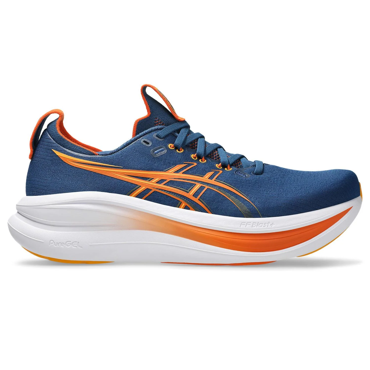Asics Gel-Nimbus 28 Men's Running Shoes - Black/Feather Grey - Image 25