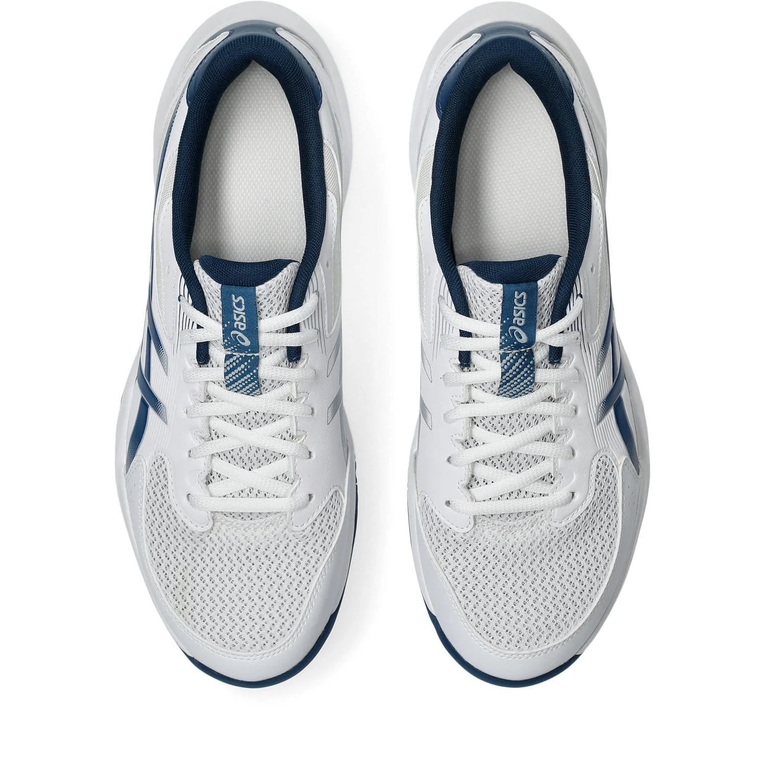 Asics Gel-Rocket 12 Men's Court Shoes - White/Mako Blue - Image 6