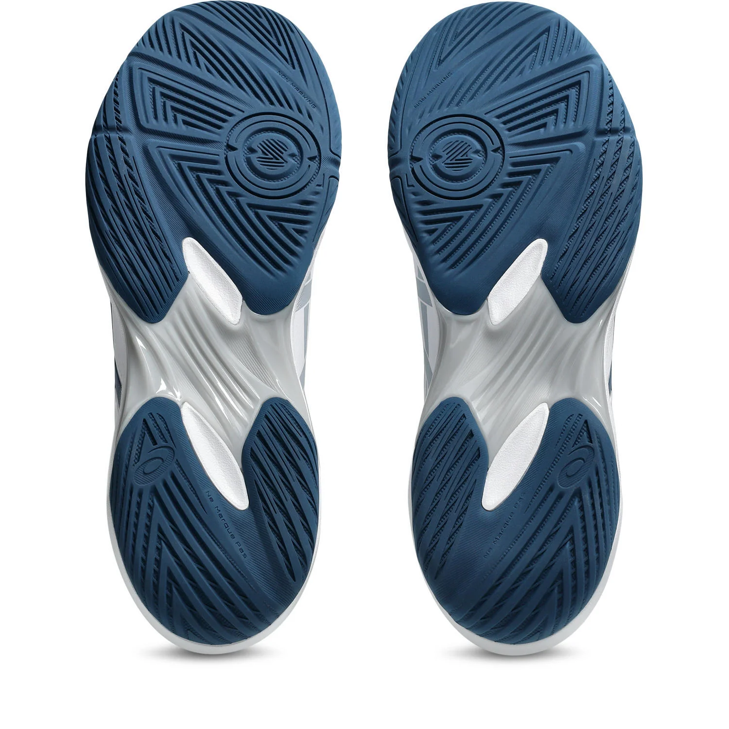 Asics Gel-Rocket 12 Men's Court Shoes - White/Mako Blue - Image 7