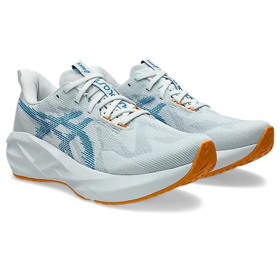 Asics Novablast 5 Men's Running Shoes - Arctic Blue/Aegean - Image 3