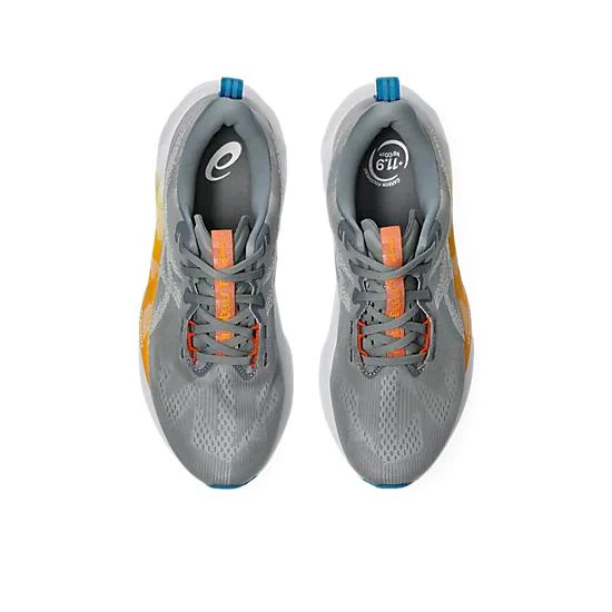 Asics Novablast 5 Men's Running Shoes - Gravel/White - Image 5