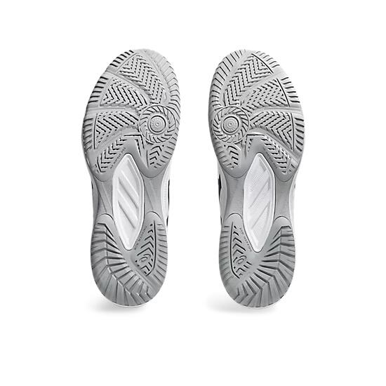 Asics Upcourt 6 Men's Court Shoes - White/Black - Image 7