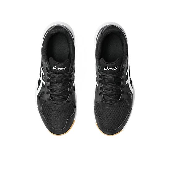 Asics Upcourt 6 Women's Court Shoes - Black/White - Image 6