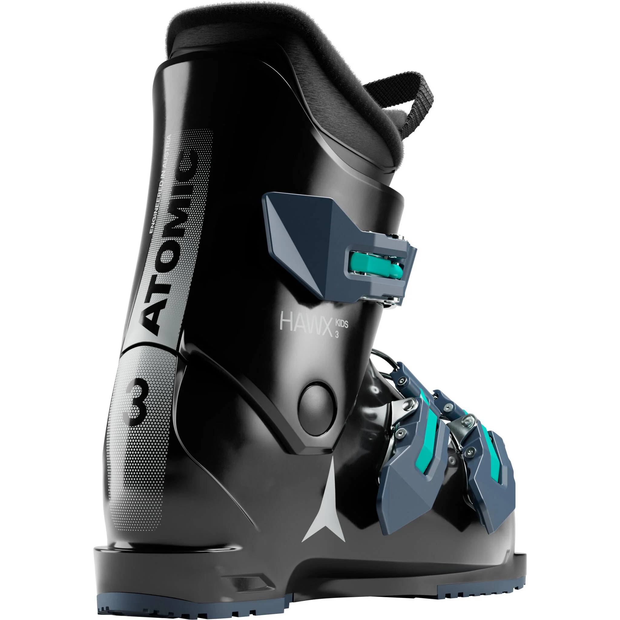 Atomic Hawx Kids 3 Ski Boots (2026) - Black/Teal - Image 3