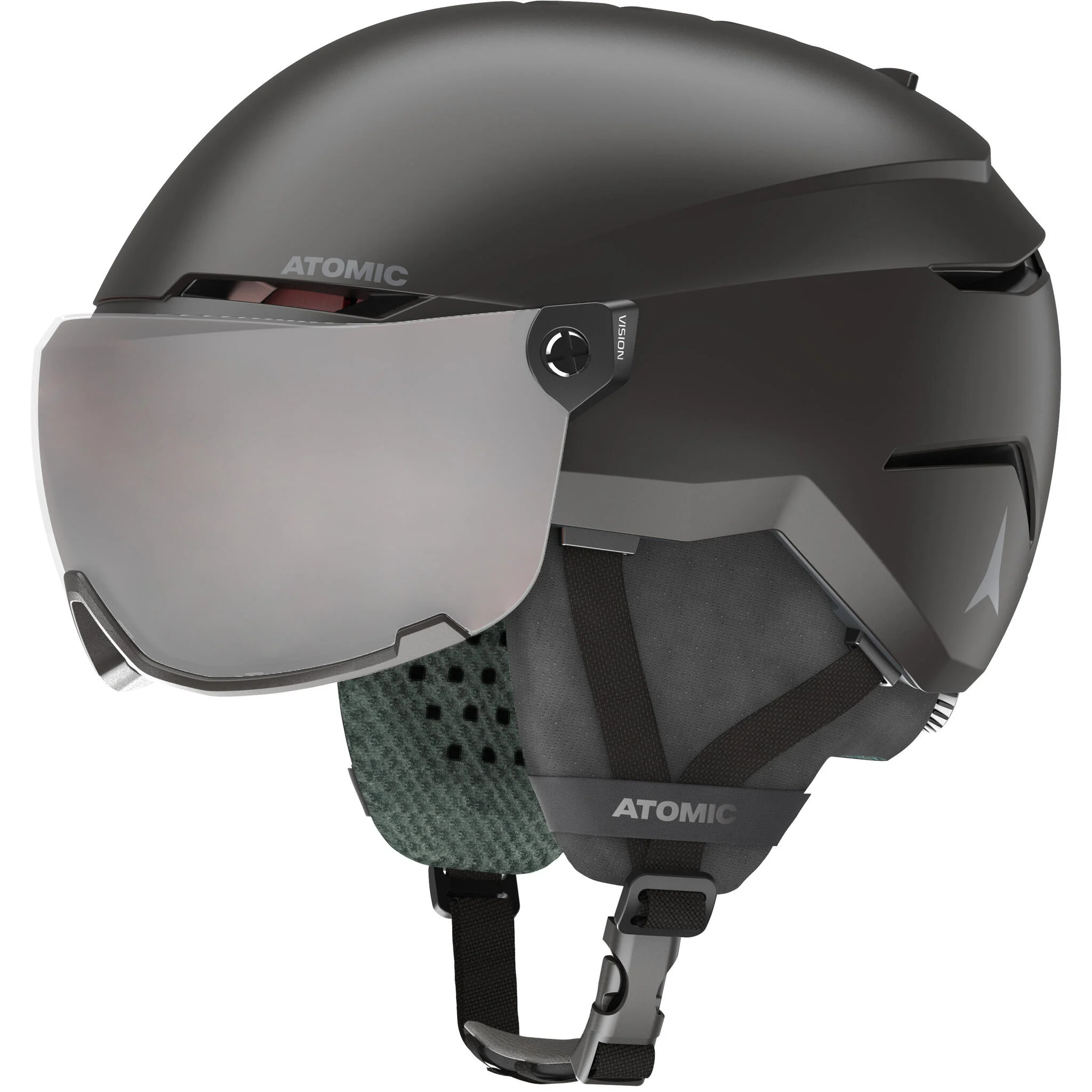 Atomic Savor Visor Junior Alpine Ski Helmet - Black