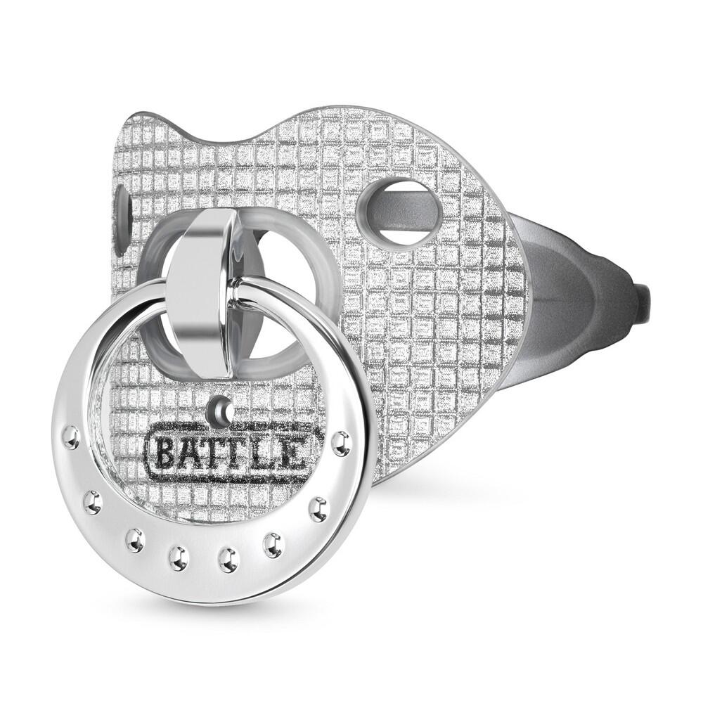 Battle Sports Binky Diamond Oxygen Football Mouthguard - Silver - Image 2