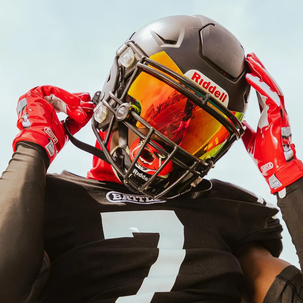 Battle Sports Clown23 Oxygen Football Mouthguard - Red - Image 2