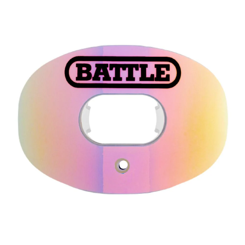 Battle Sports Iridescent Oxygen Football Mouthguard - Blue/Purple