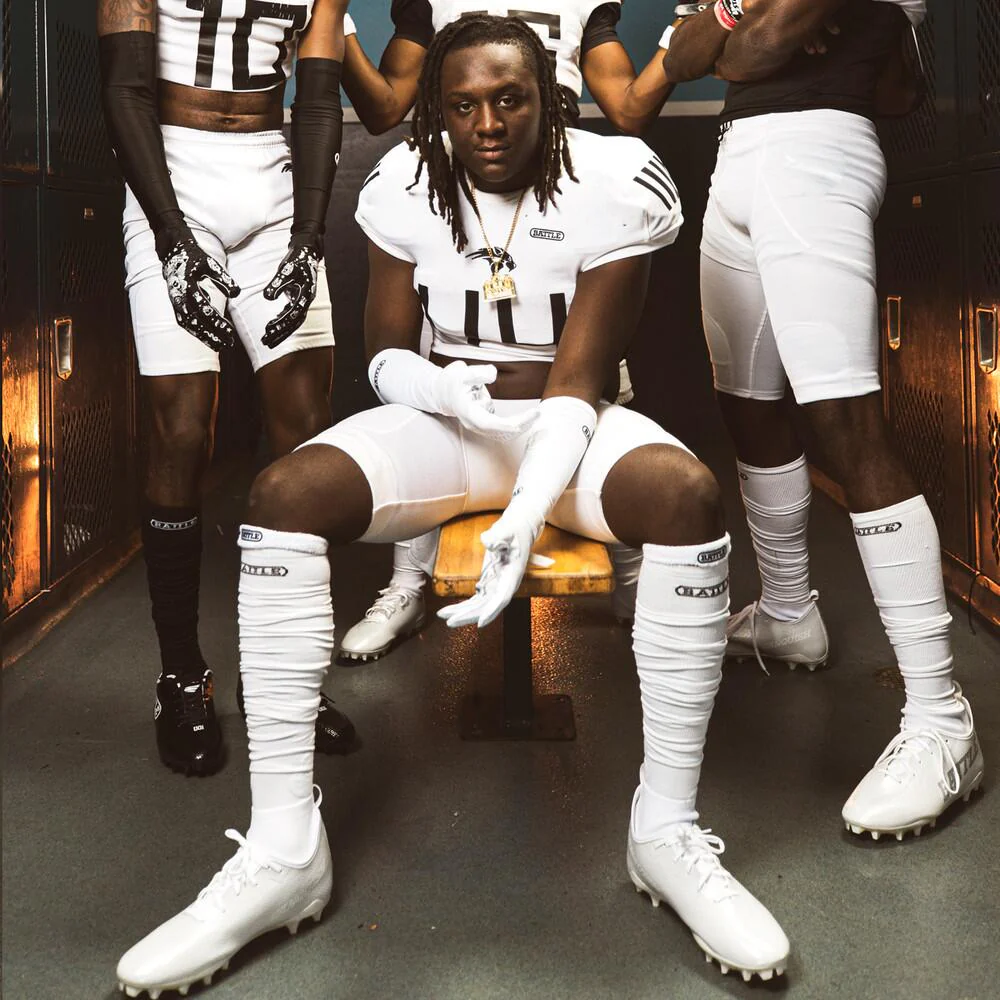 Battle Sports Long Youth Football Socks - Image 5