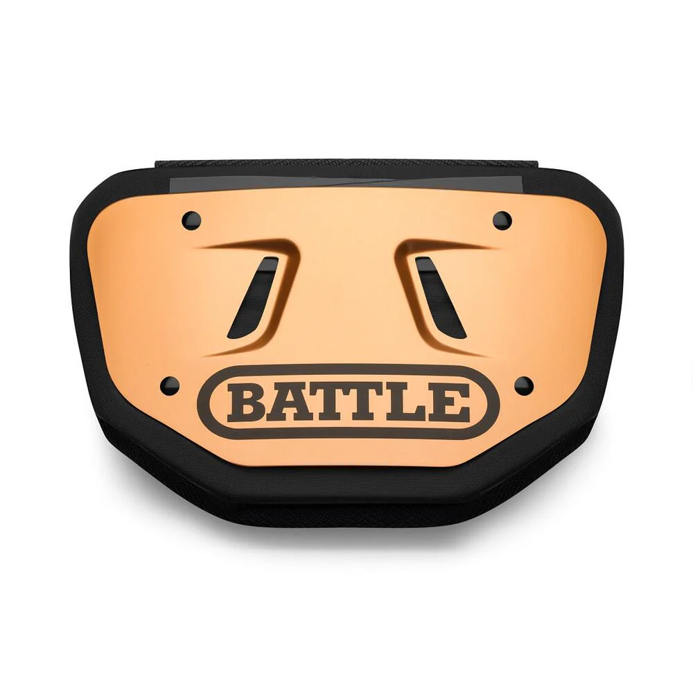 Battle Sports Youth Football Back Plate - Copper - Image 2