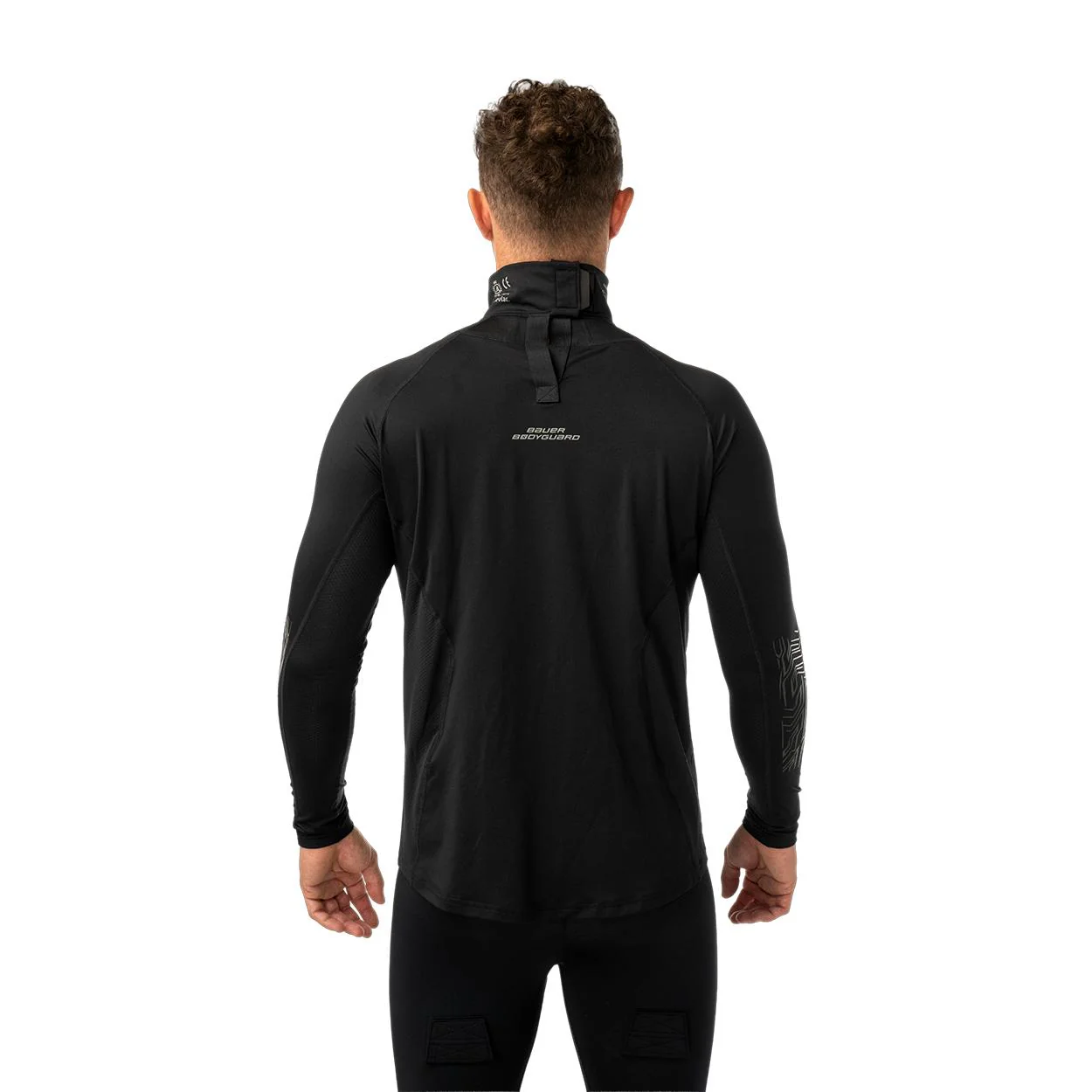 Bauer Bodyguard Neck Protect Senior Base Layer Shirt - Image 3