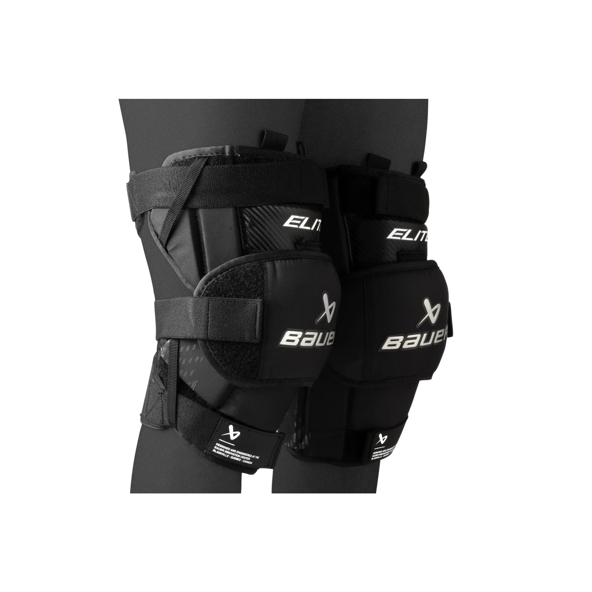Bauer Elite Intermediate Goalie Knee Guards (2025) - Image 2