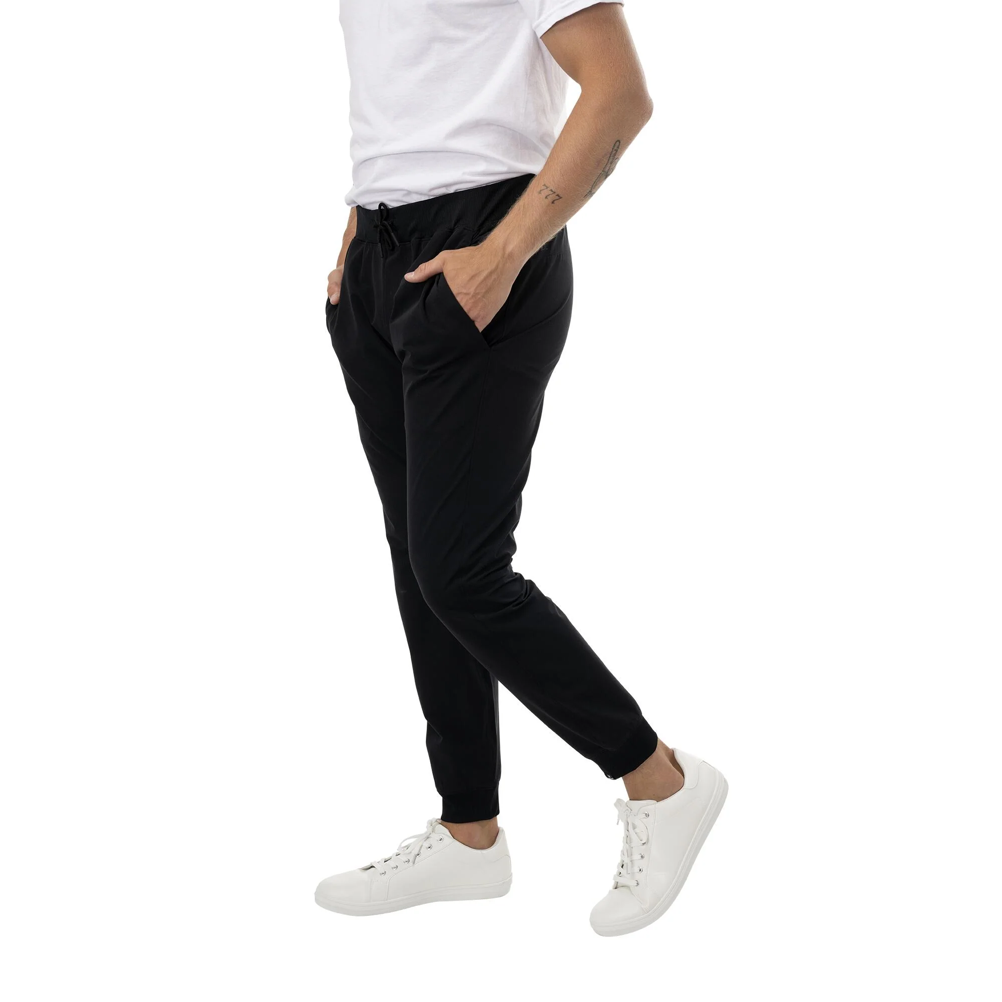 Bauer FLC Core Woven Senior Jogger Pants -Black - Image 2
