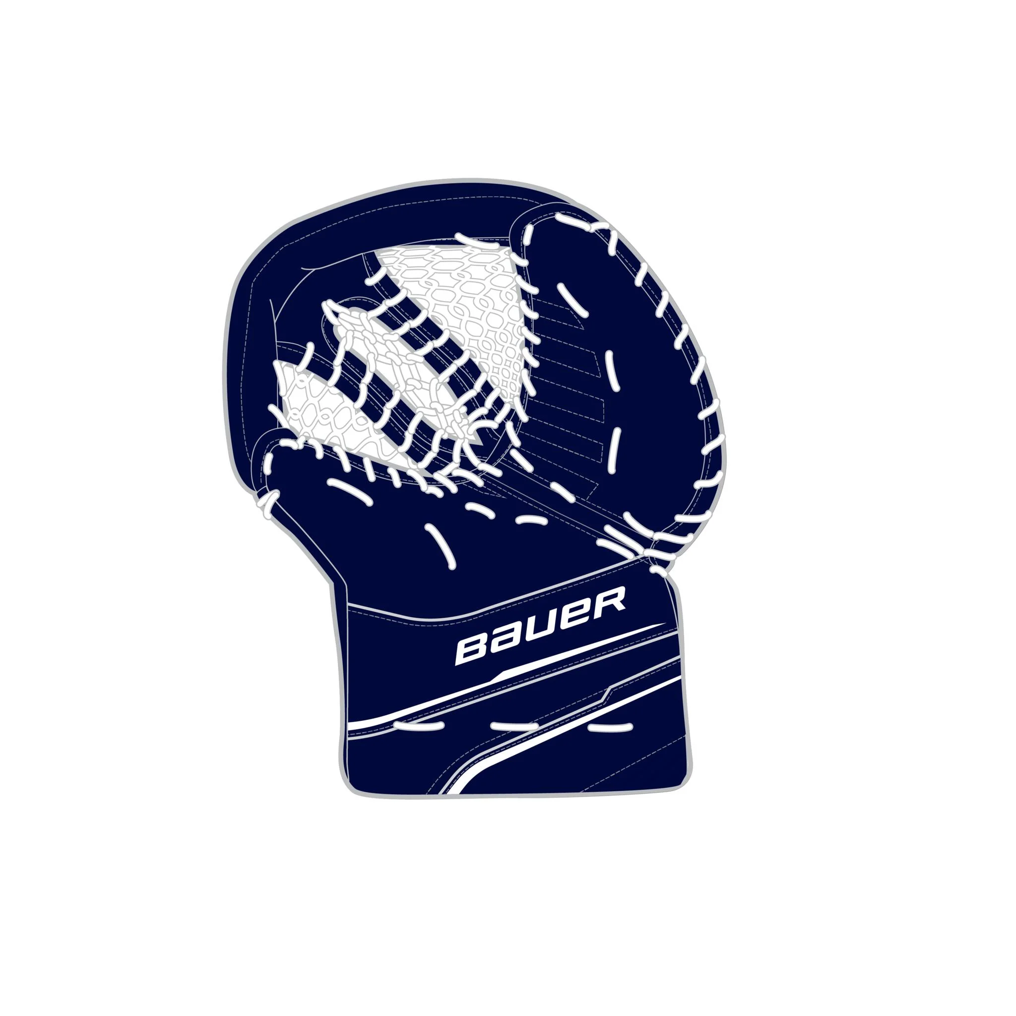 Bauer GSX Junior Goalie Catch Glove (2024) - Image 2