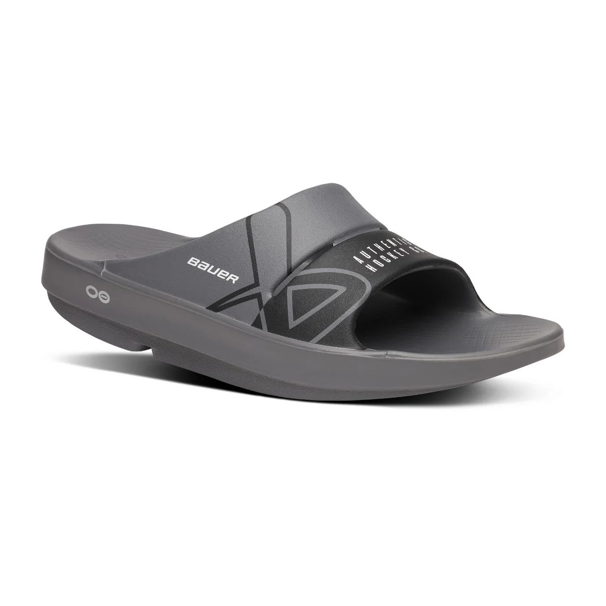 Bauer Oofos Sport Slides - Grey - Image 2