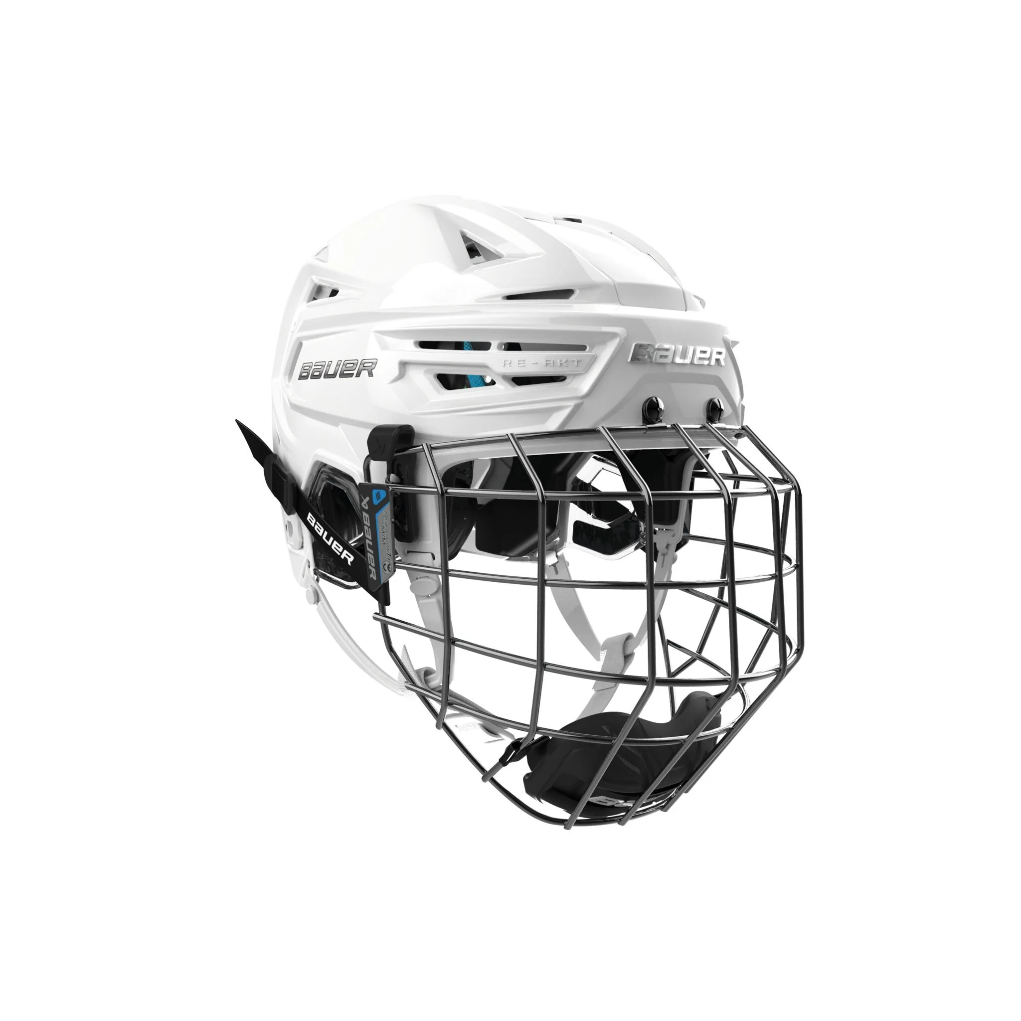 Bauer RE-AKT 155 Hockey Helmet Combo (2024) - Image 2