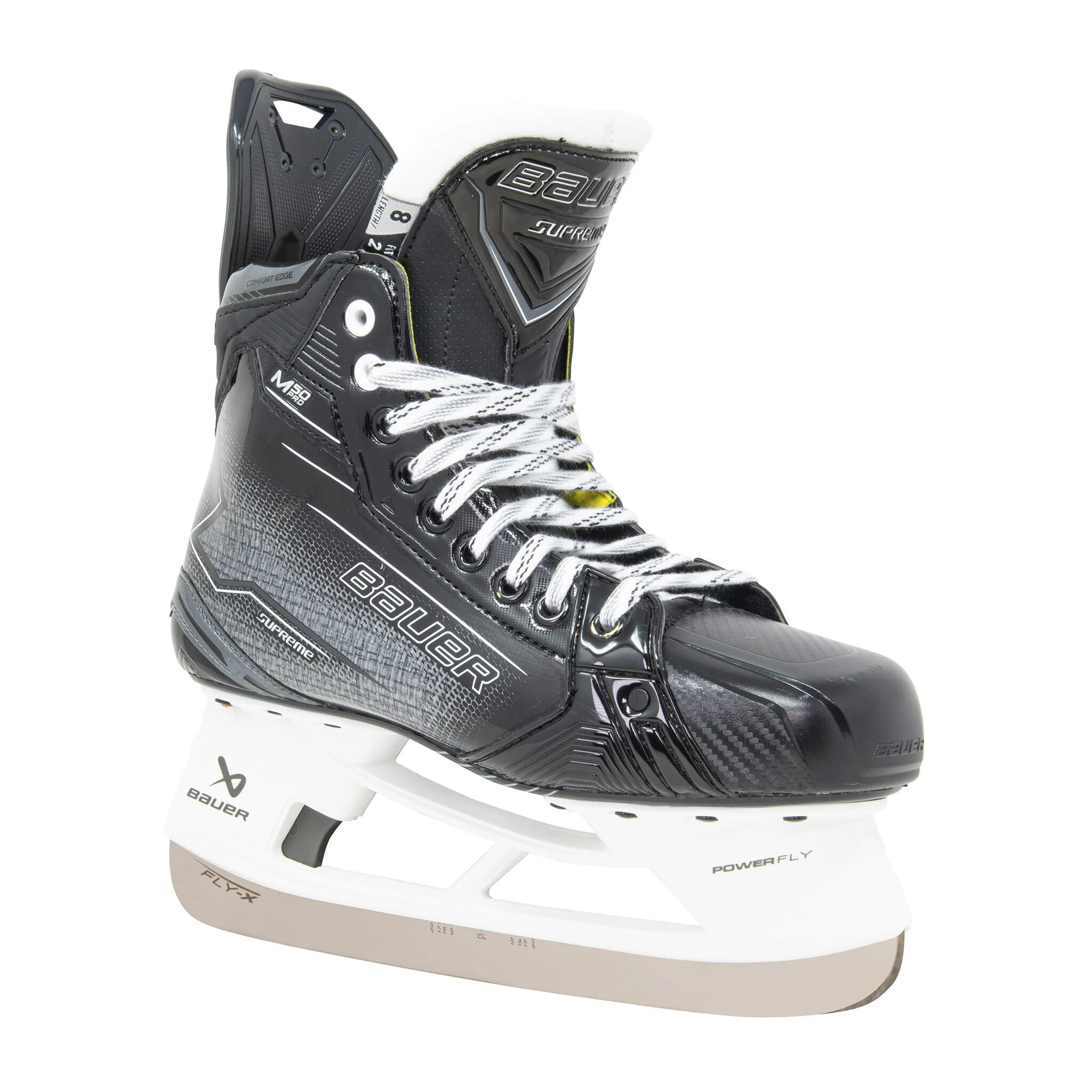 Bauer Supreme M50 Pro Intermediate Hockey Skates (2024) With Fly-X Steel - Image 2