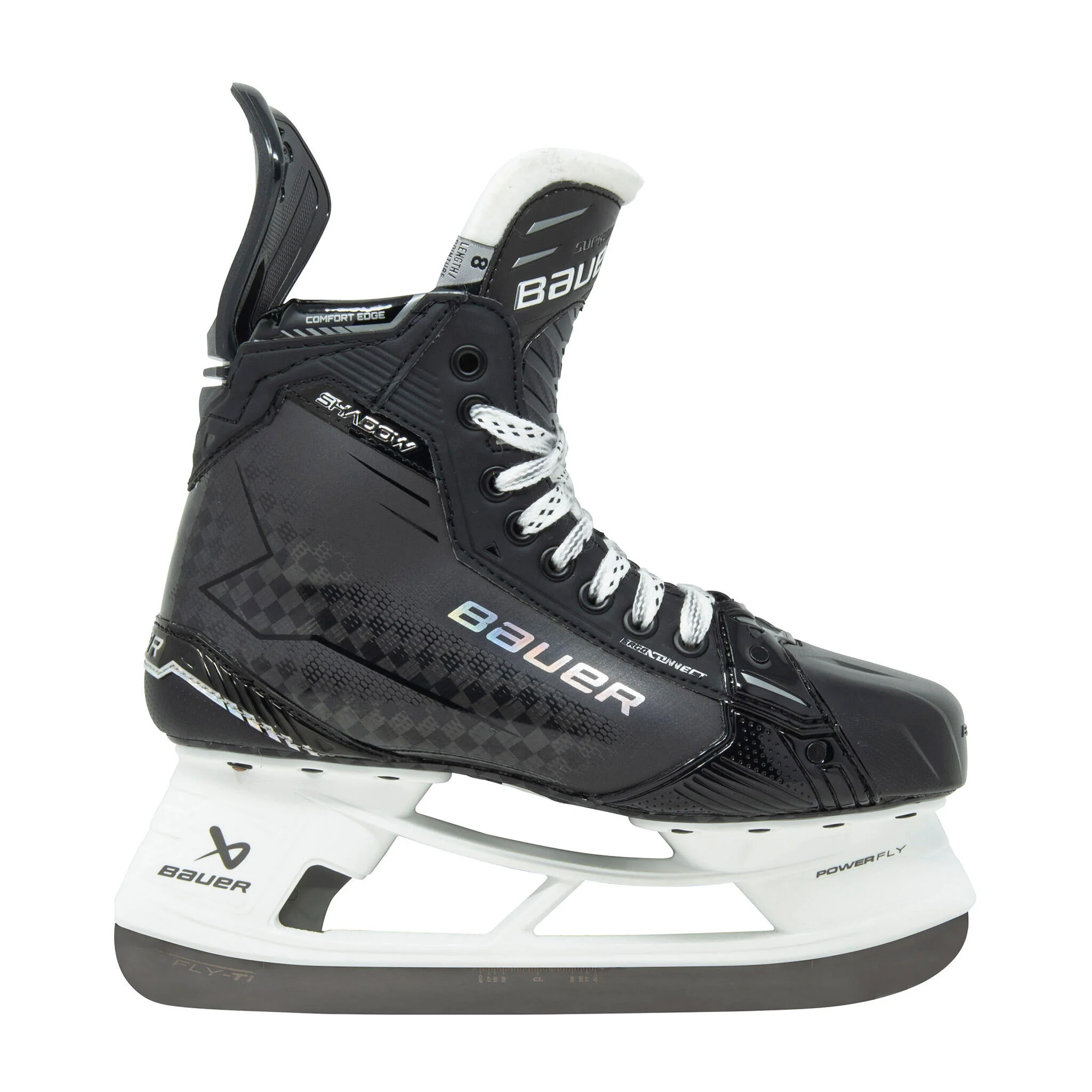 Bauer Supreme Shadow Senior Hockey Skates (2024) With Fly-TI Steel