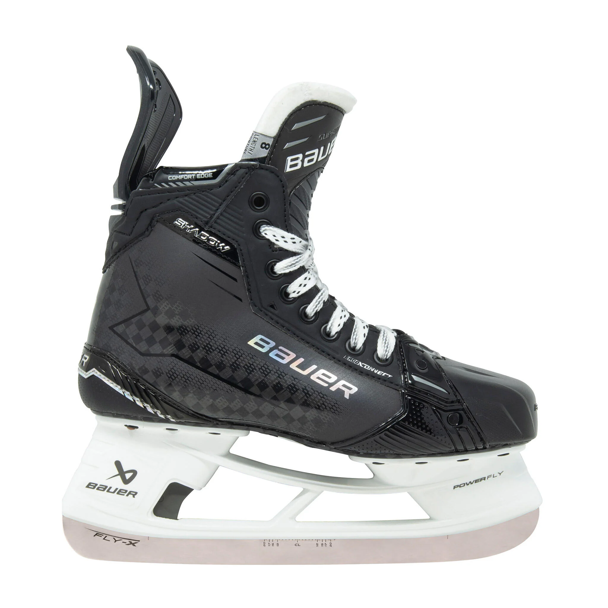 Bauer Supreme Shadow Senior Hockey Skates (2024) With Fly-X Steel