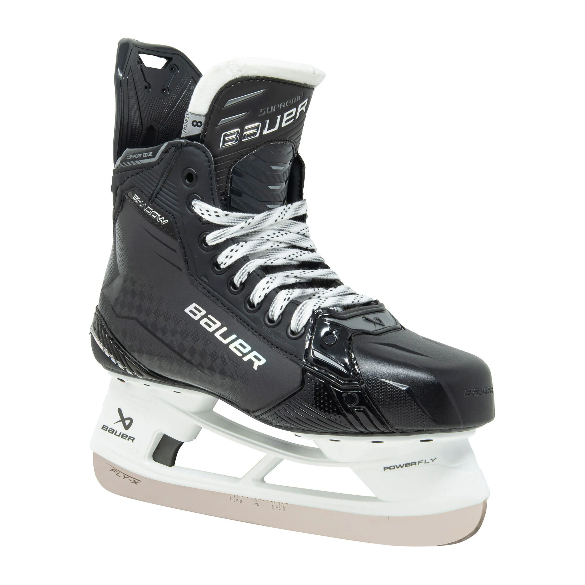 Bauer Supreme Shadow Senior Hockey Skates (2024) With Fly-X Steel - Image 2
