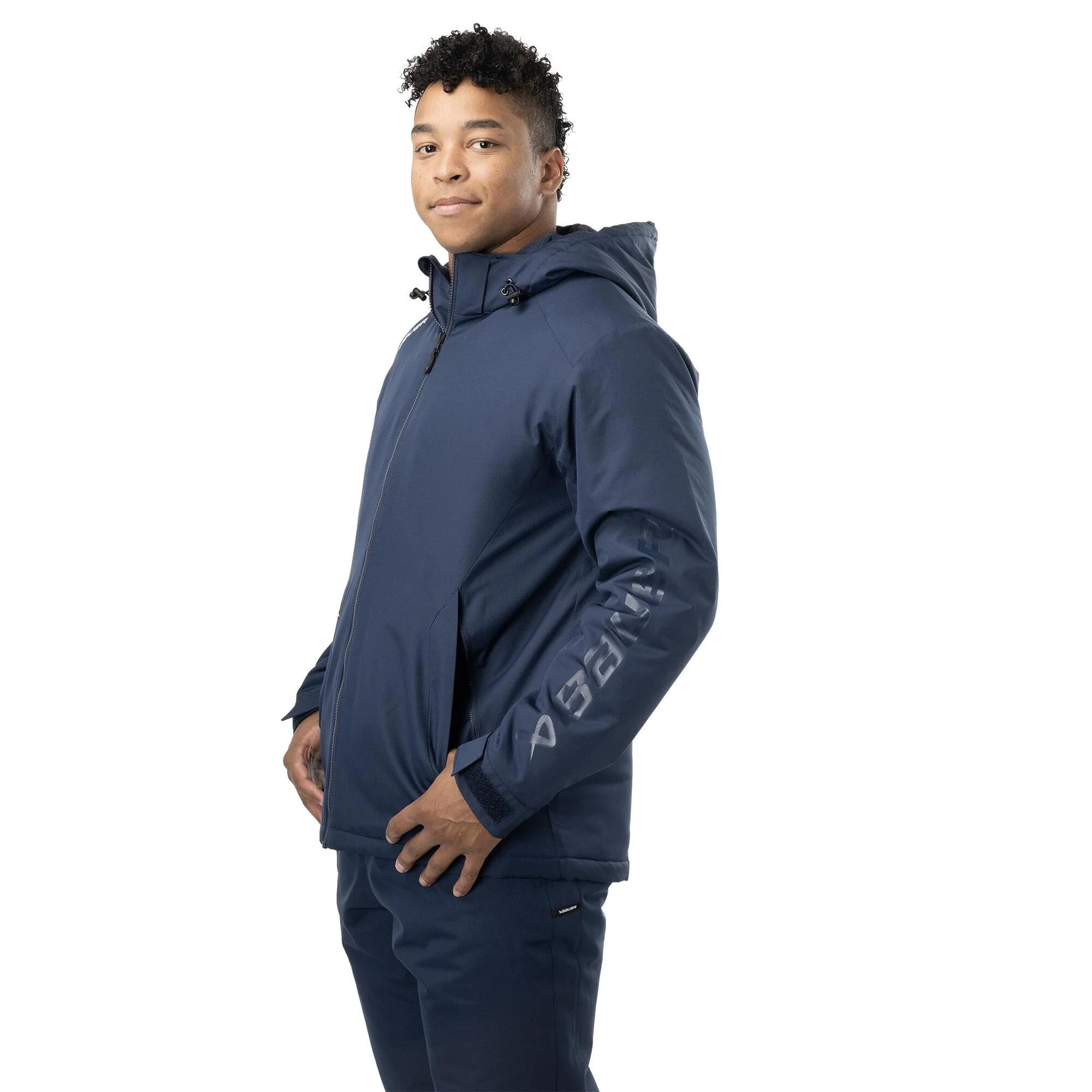 Bauer Team Heavyweight Senior Jacket - Navy