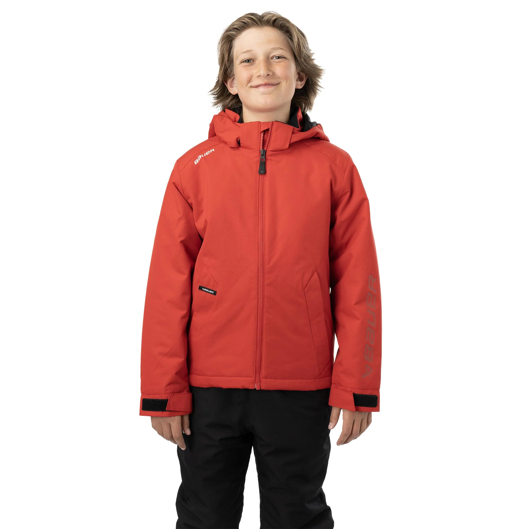 Bauer Team Heavyweight Youth Jacket - Red