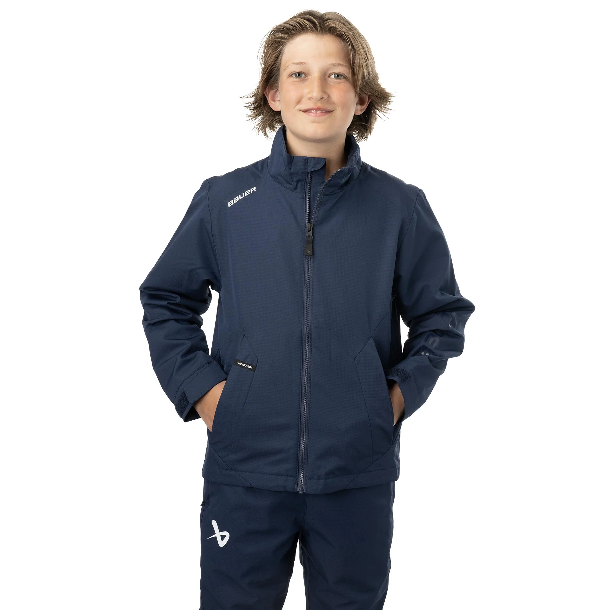 Bauer Team Lightweight Youth Jacket - Navy