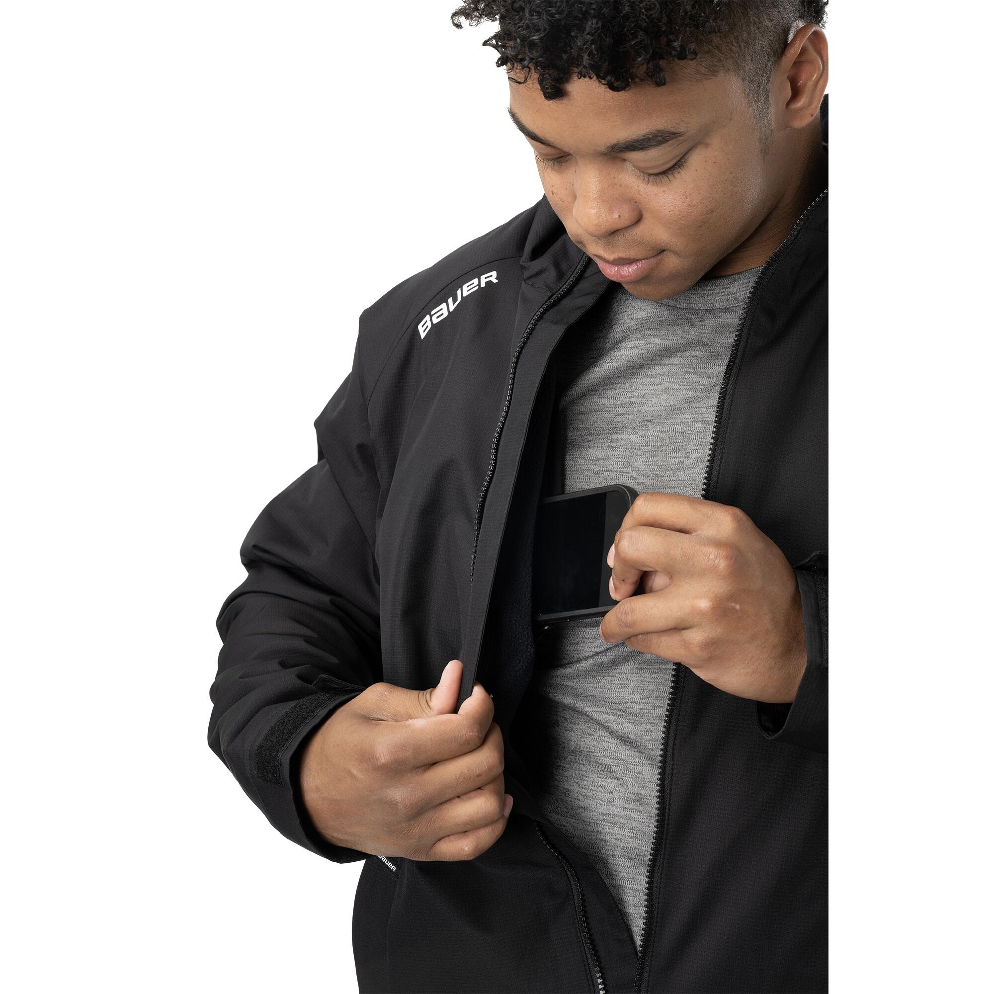 Bauer Team Midweight Senior Jacket - Black - Image 3