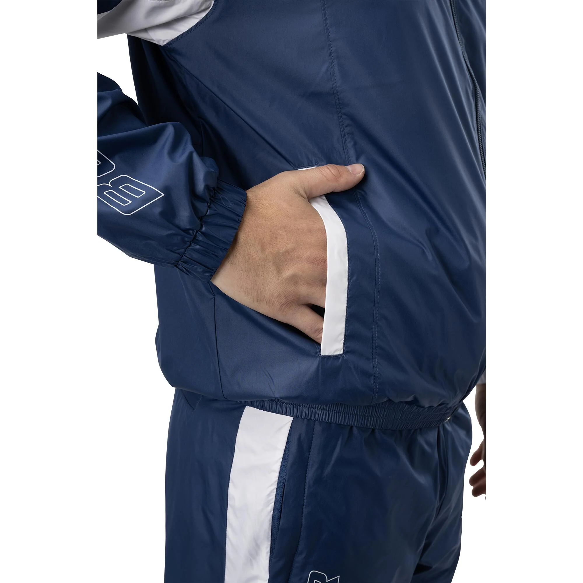 Bauer Throwback Woven Senior Track Jacket - Navy - Image 2