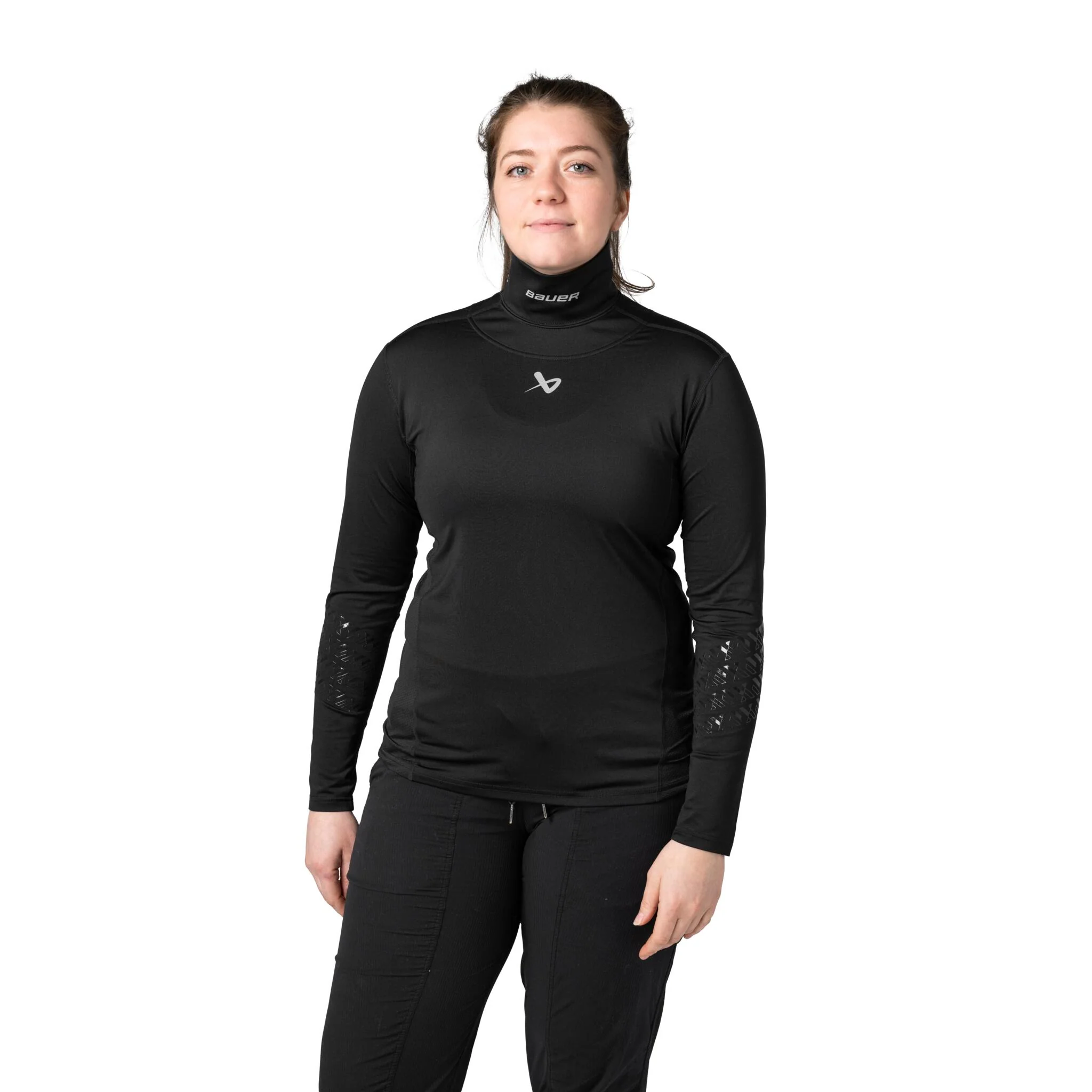 Bauer Women's Baselayer Neck Protector - Black