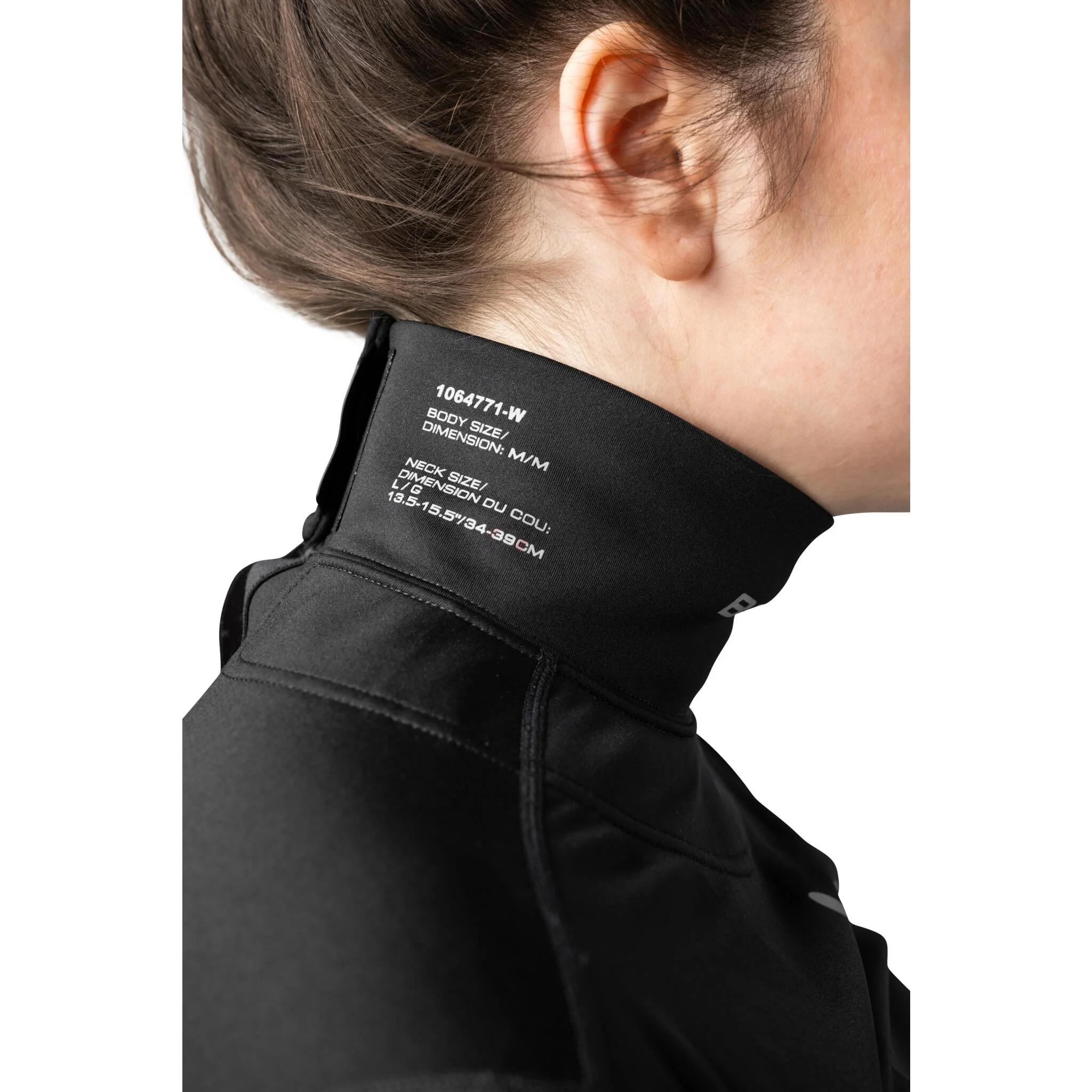 Bauer Women's Baselayer Neck Protector - Black - Image 2