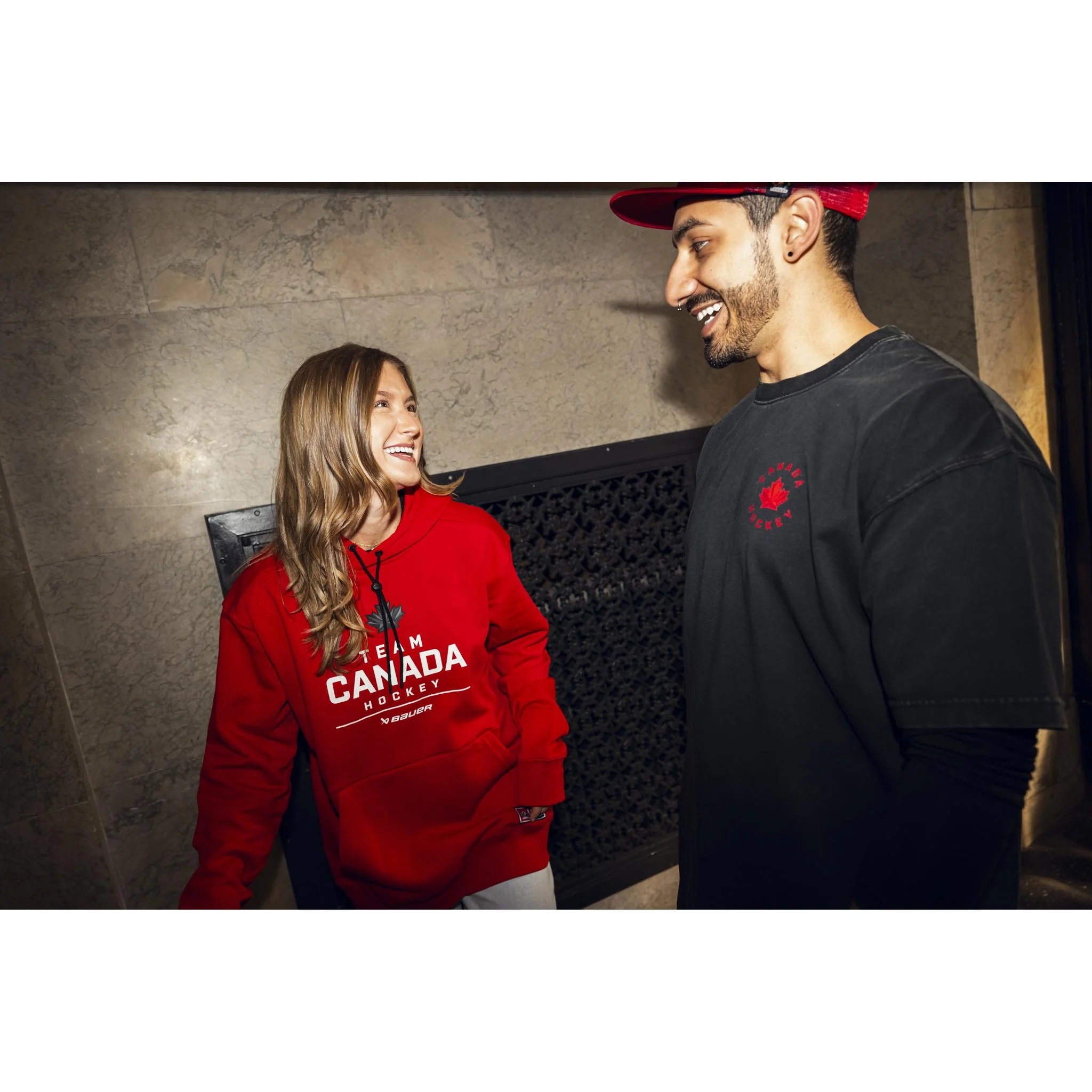 Bauer X Hockey Canada Men's Senior Stacked Hoodie - Image 6