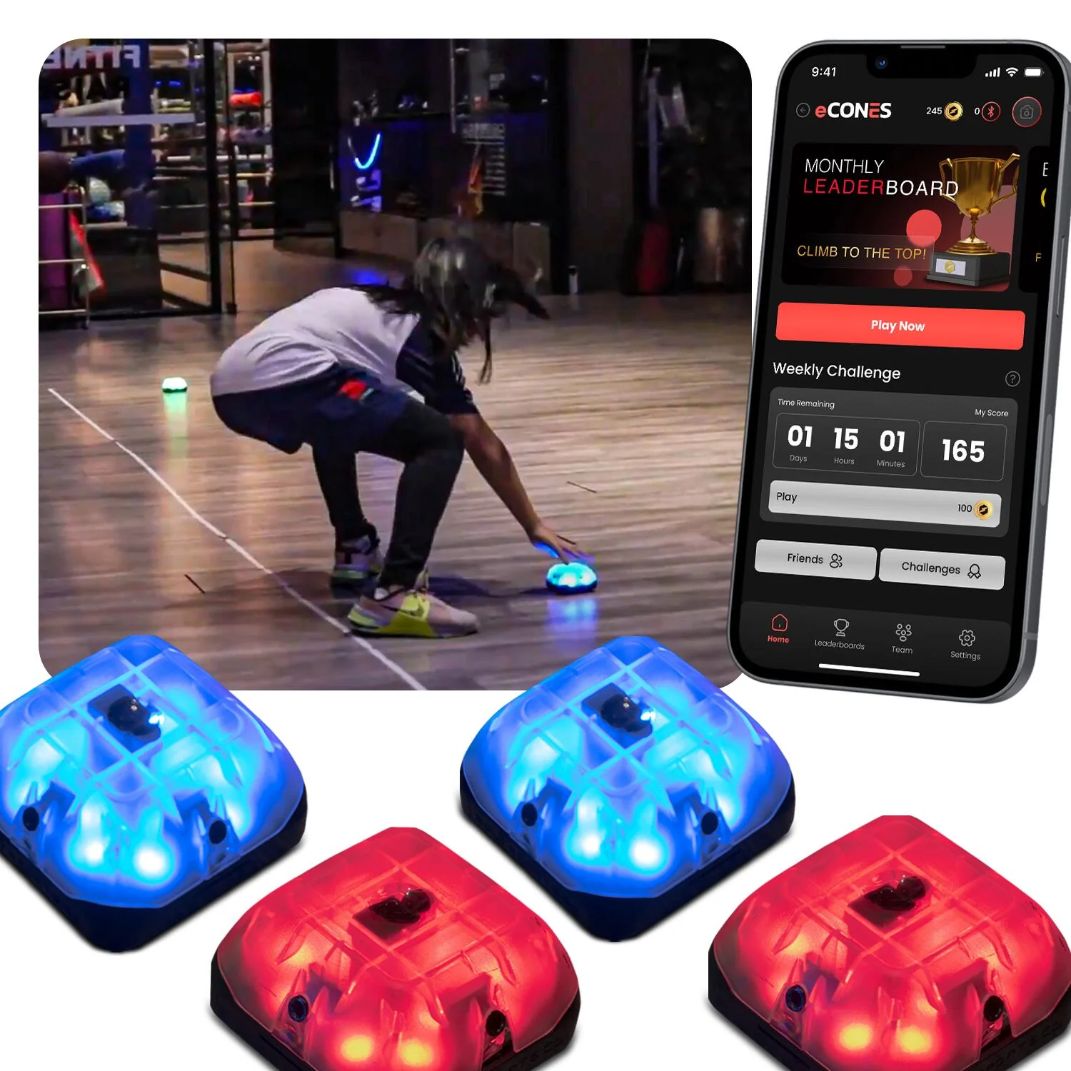 Bolt Sports Co. eCONES Electronic Pylons Agility Trainer - Image 2